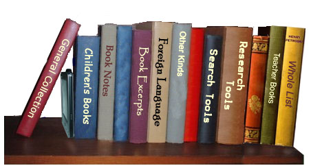 eBook libraries book shelf - select a book to see the library list